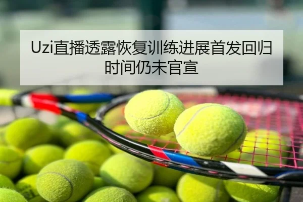 Uzi直播透露恢复训练进展首发回归时间仍未官宣