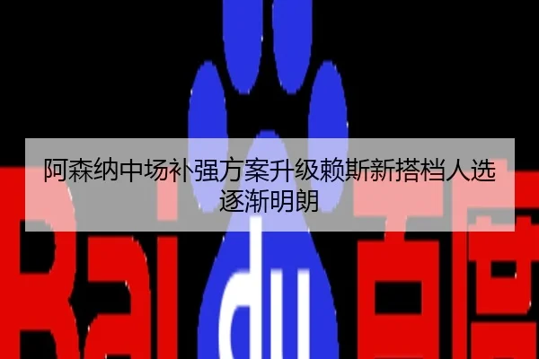 阿森纳中场补强方案升级赖斯新搭档人选逐渐明朗